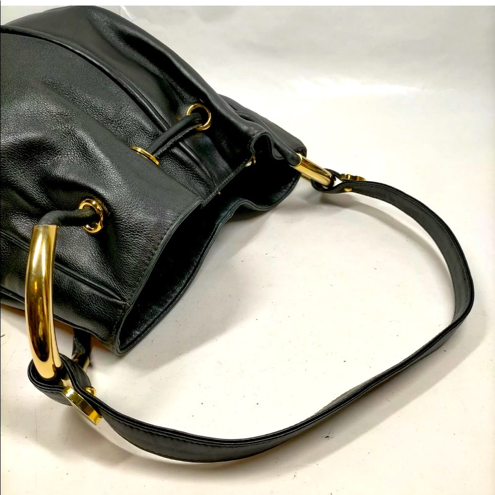 💐GUCCI HORSE BIT CALFSKIN SACHEL BAG WITH ORIGINAL COIN PURSE. ( Circa 79~80) - Picture 4 of 16